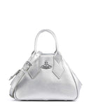 Vivienne Westwood Yasmine Grain Small Bolsa silver