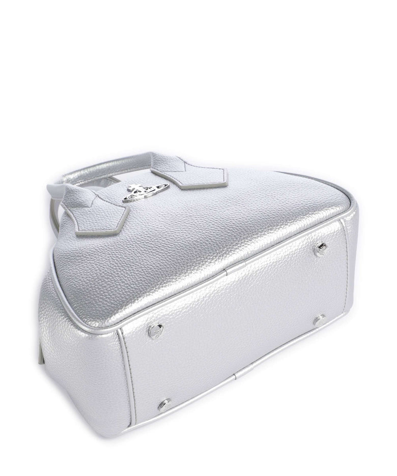 Vivienne Westwood Yasmine Grain Small Handbag silver