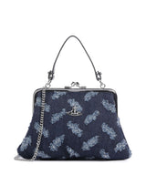 Vivienne Westwood Granny Frame Ripped Denim Bolsa tiracolo indigo