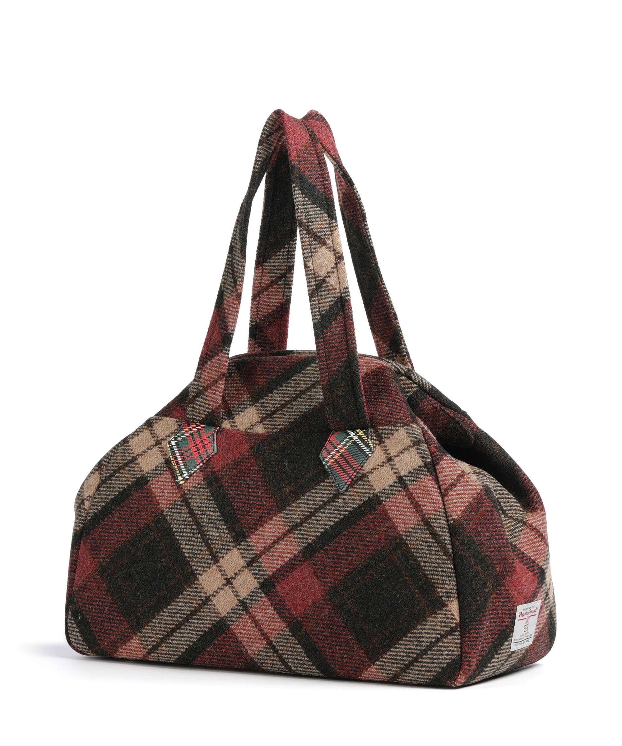 Vivienne Westwood Archive Harris Tweed Check Large Tote bag light check
