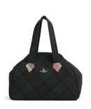 Vivienne Westwood Archive Harris Tweed Check Large bolsa shopper dark check