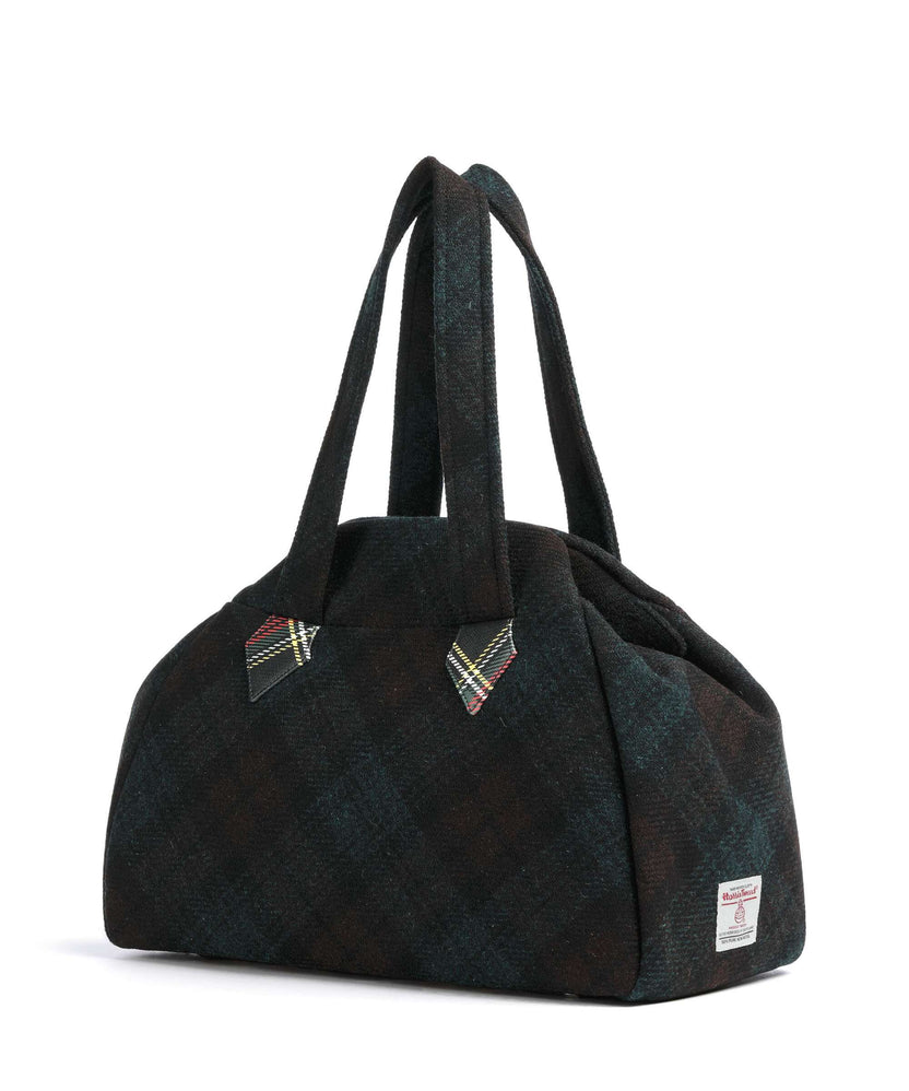 Vivienne Westwood Archive Harris Tweed Check Large Tote bag dark check