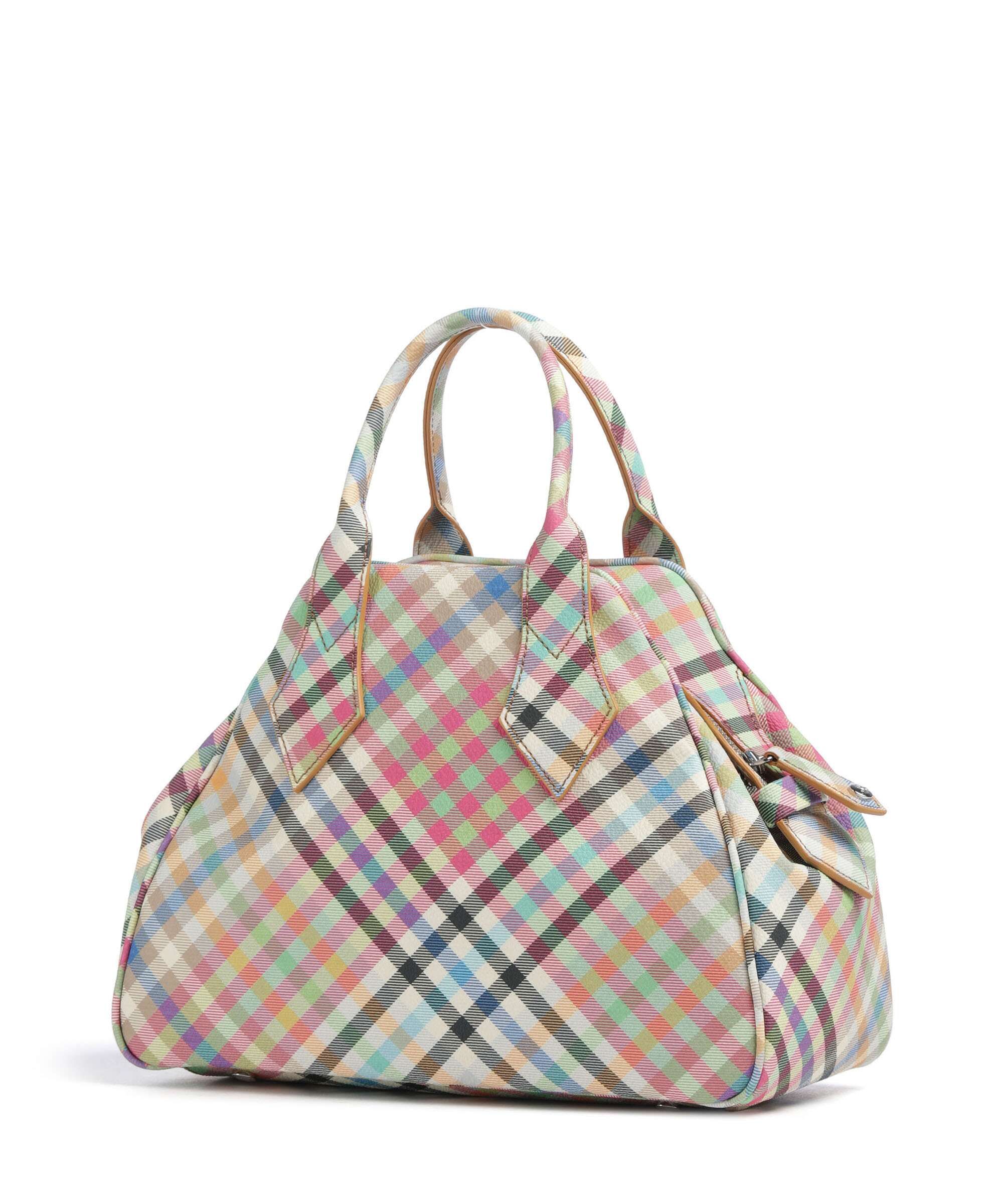 Vivienne Westwood Yasmine Buccia D'Arancia Medium Handbag heather plaid