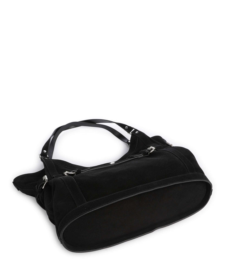 Vivienne Westwood Frankie Suede Large Tote bag black