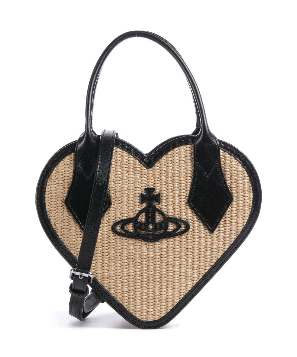 Vivienne Westwood Josephine Heart Handbag natural