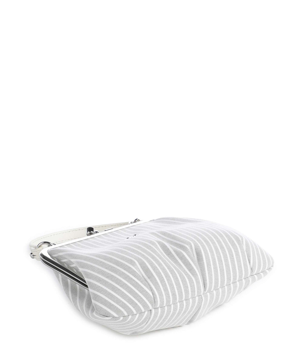 Vivienne Westwood Granny Frame Classic Oxford Shirt Handbag thyme stripe