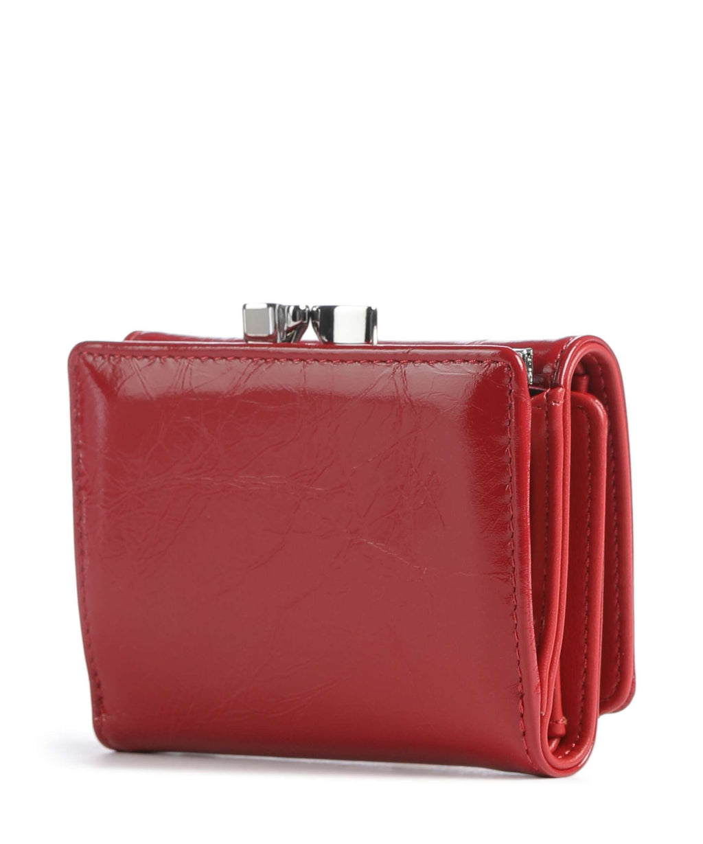 Vivienne Westwood Frame Naplak Small Wallet red