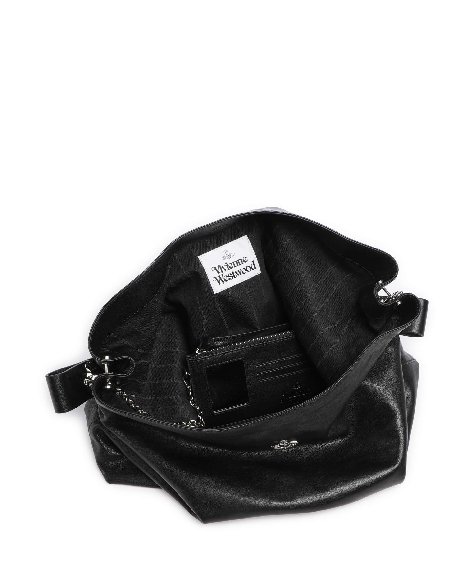 Vivienne Westwood Lottie Supple Large Hobo bag black