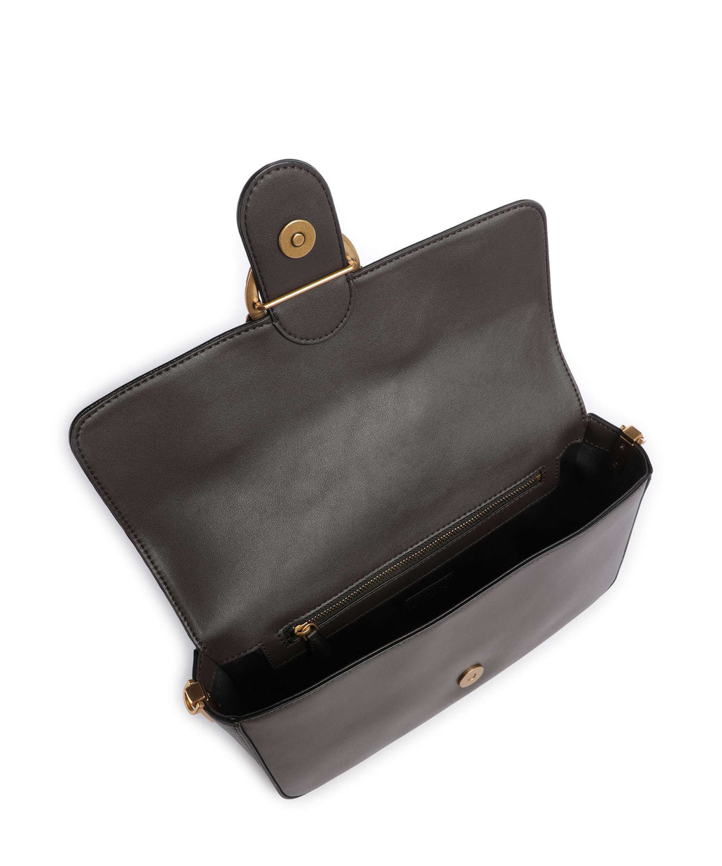 Pinko Love One Classic Slouchy Crossbody bag marrone marasca/antique gold