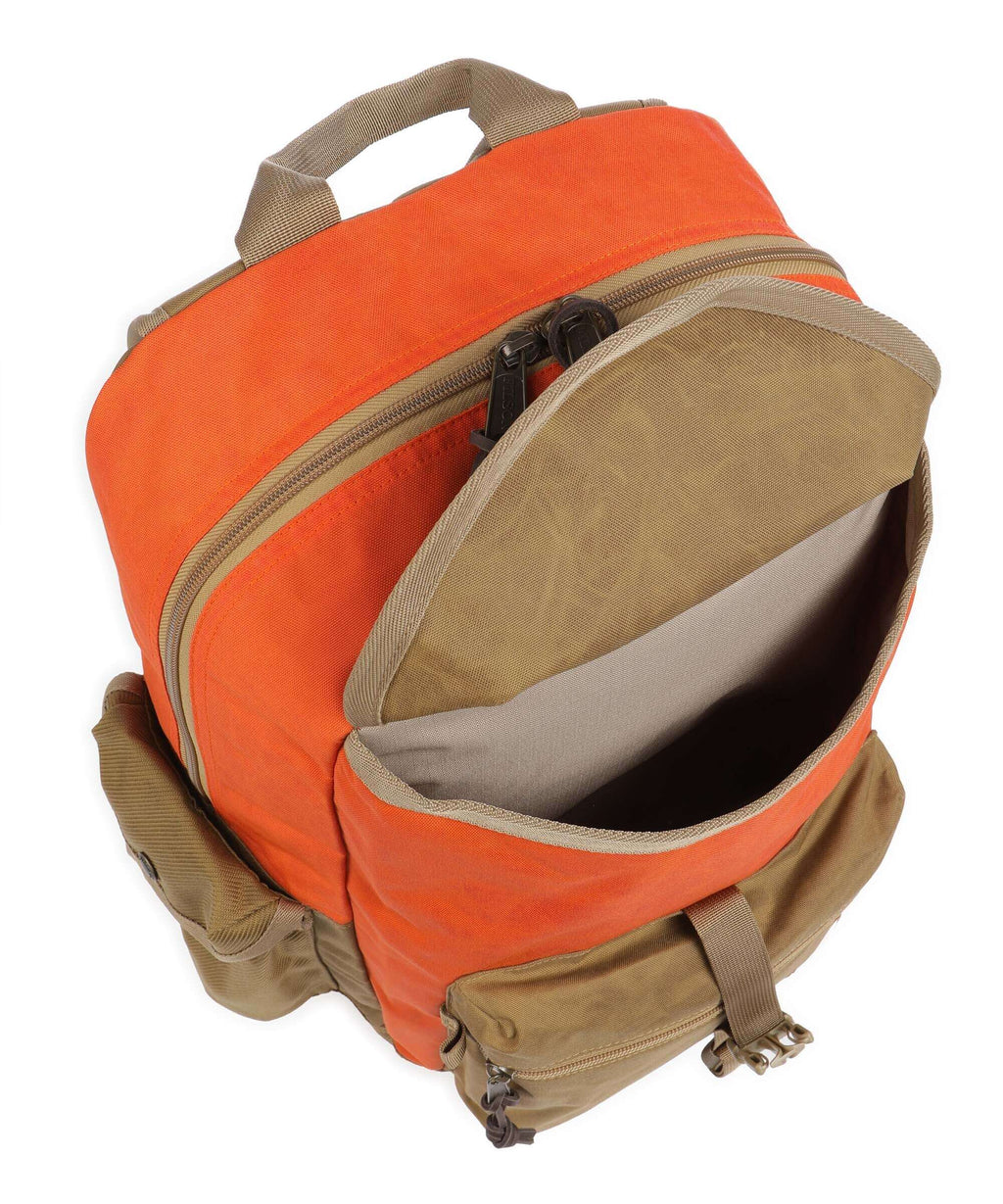 Filson Cordura Nylon Surveyor Backpack dark tan/flame