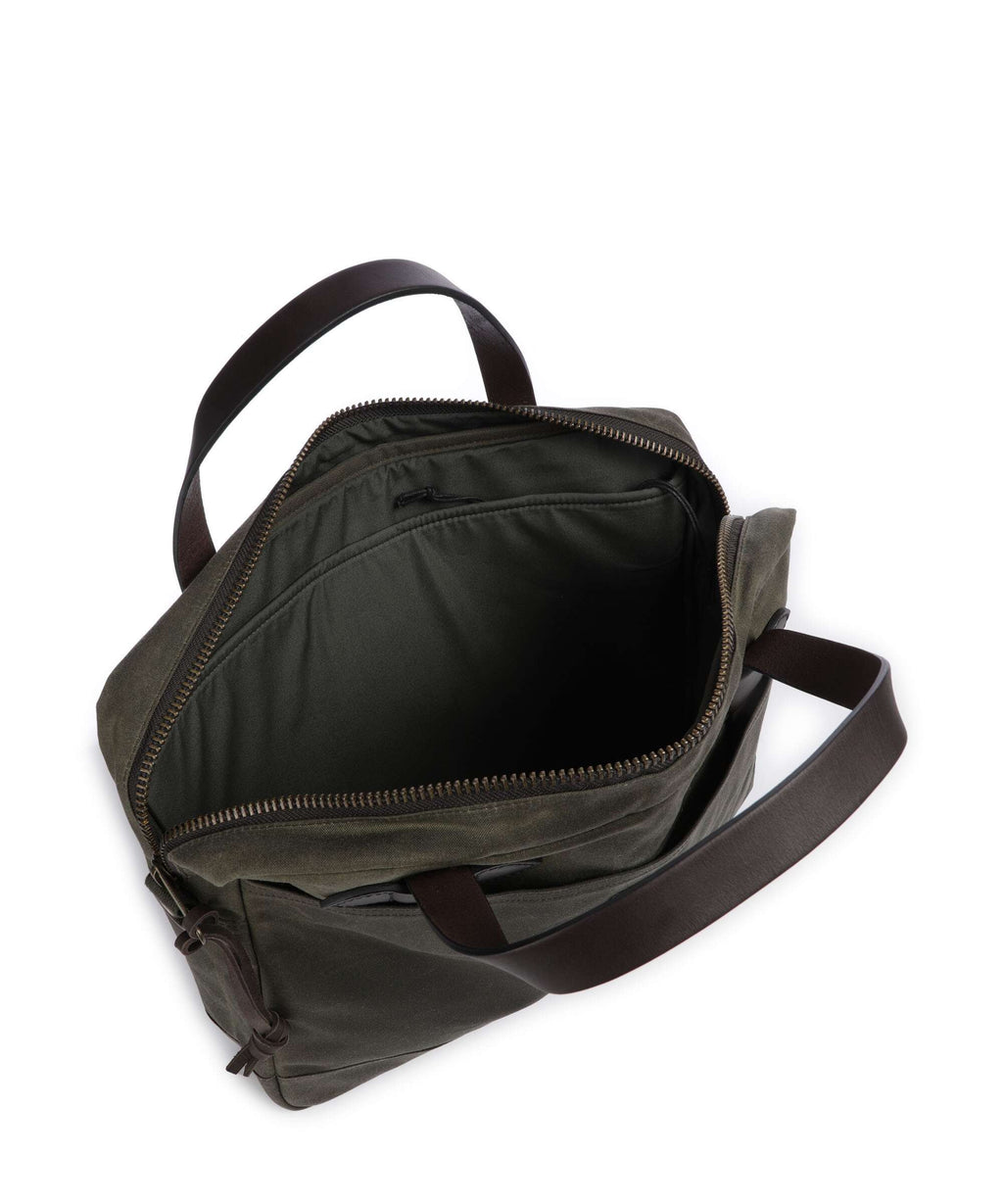 Filson Tin Cloth Briefcase otter green
