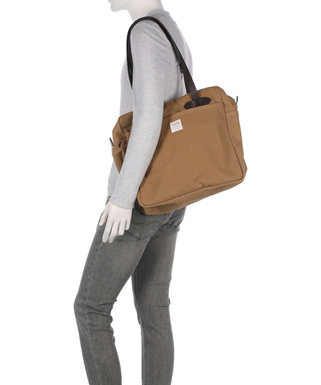 Filson Luggage Twill Tote bag tan