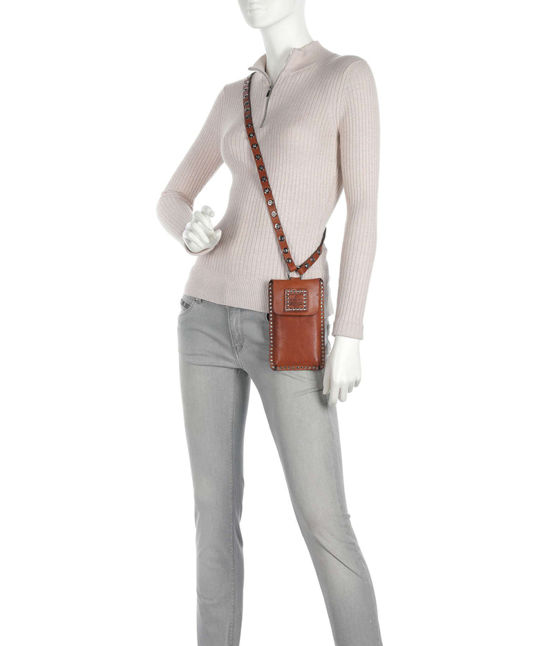 Campomaggi Phone bag cognac