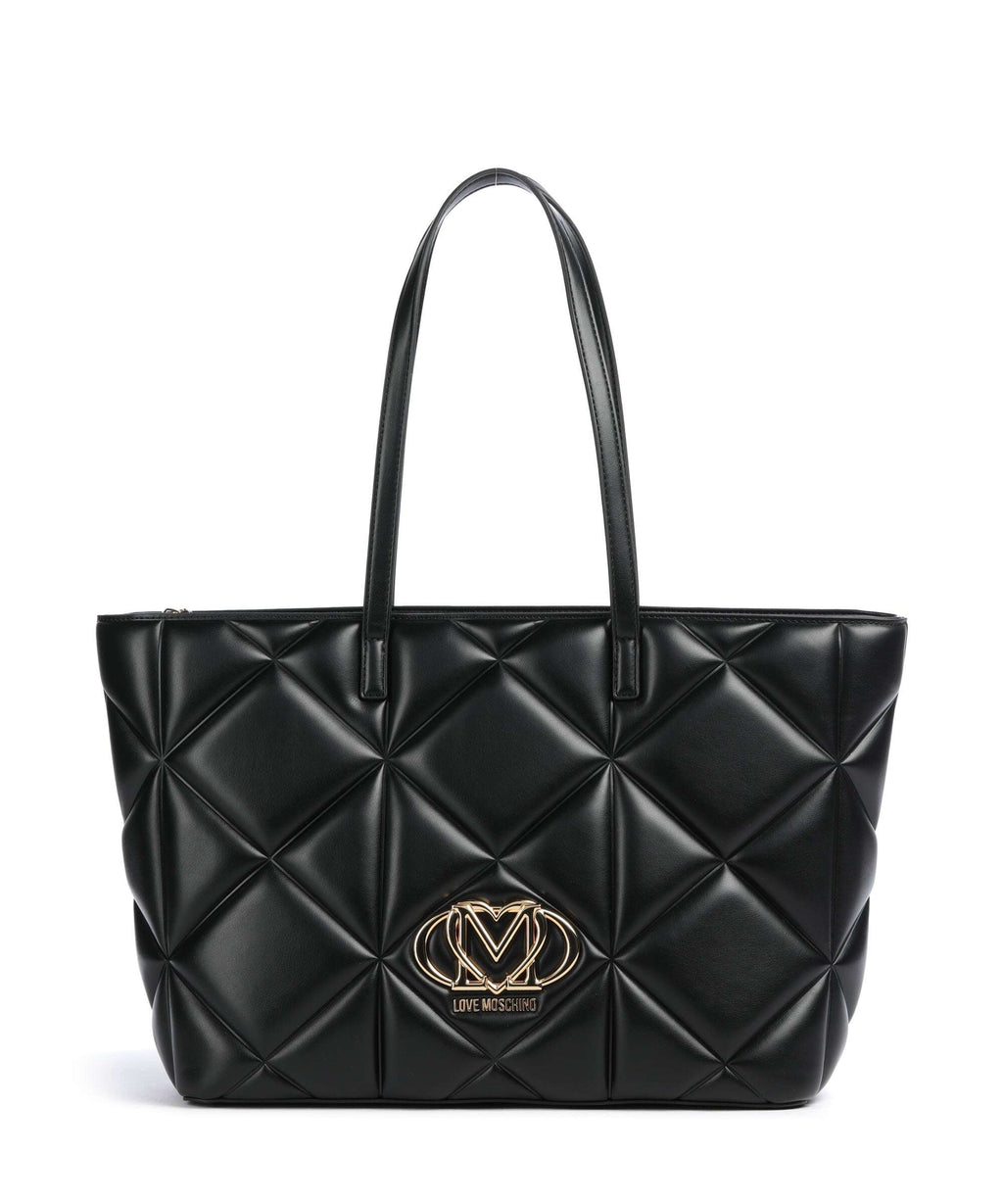Love Moschino Embossed Q Tote bag black