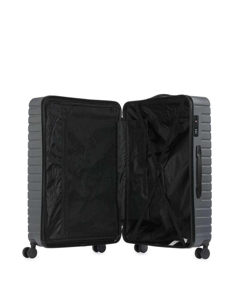 Valentino Bags Mercury Spinner (4 wheels) gunmetal