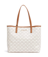 Valentino Bags Lady Re bolsa shopper bianco/cuoio