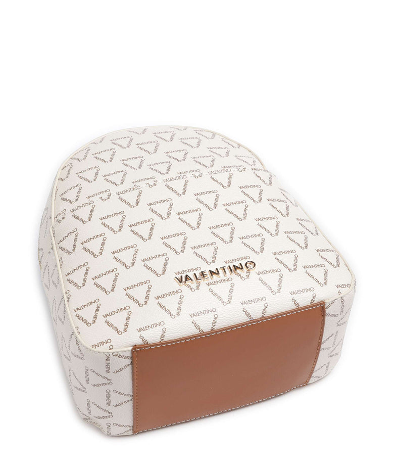Valentino Bags Lady Re Backpack bianco/cuoio