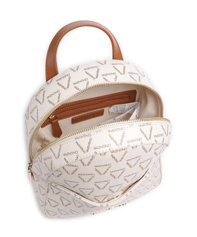 Valentino Bags Lady Re Backpack bianco/cuoio