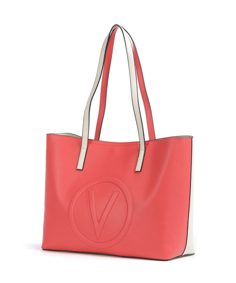 Valentino Bags Selena Re Tote bag ecru/corallo