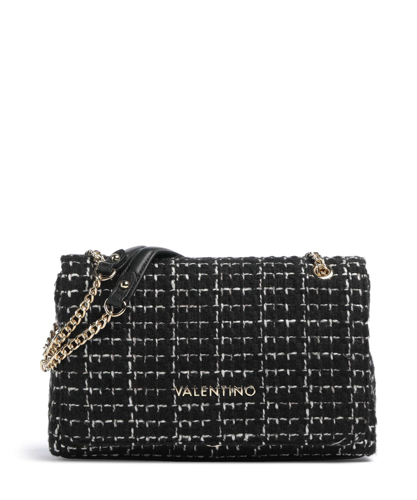 Valentino Bags Tweed Shoulder bag nero/multicolour
