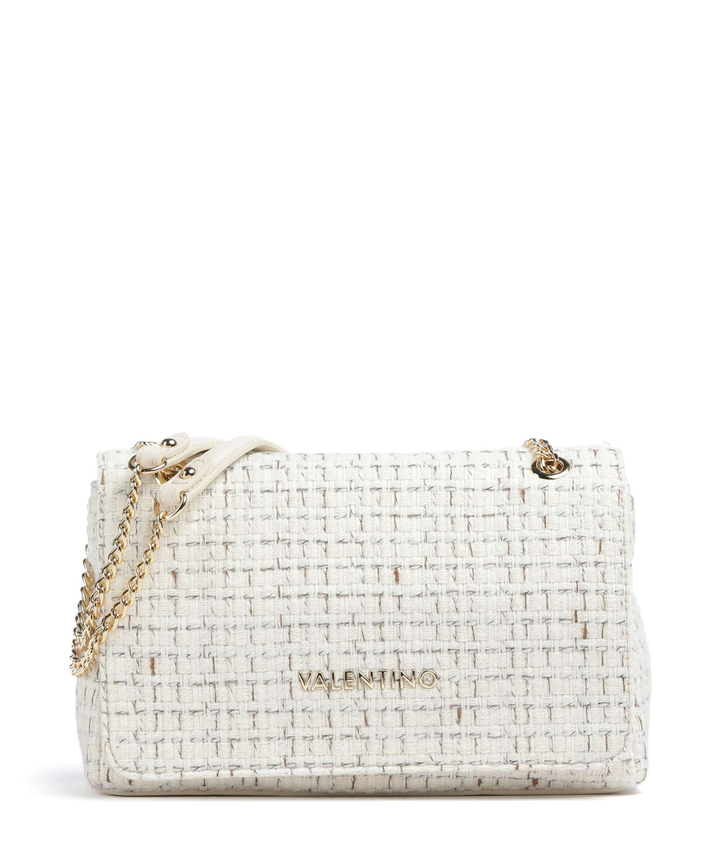 Valentino Bags Tweed Shoulder bag off white/multicolour