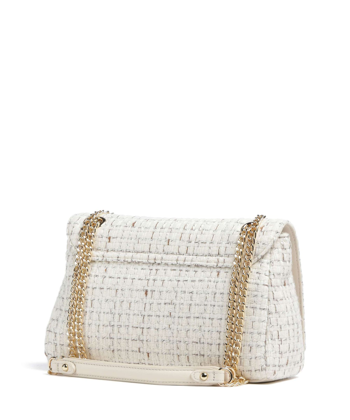 Valentino Bags Tweed Shoulder bag off white/multicolour