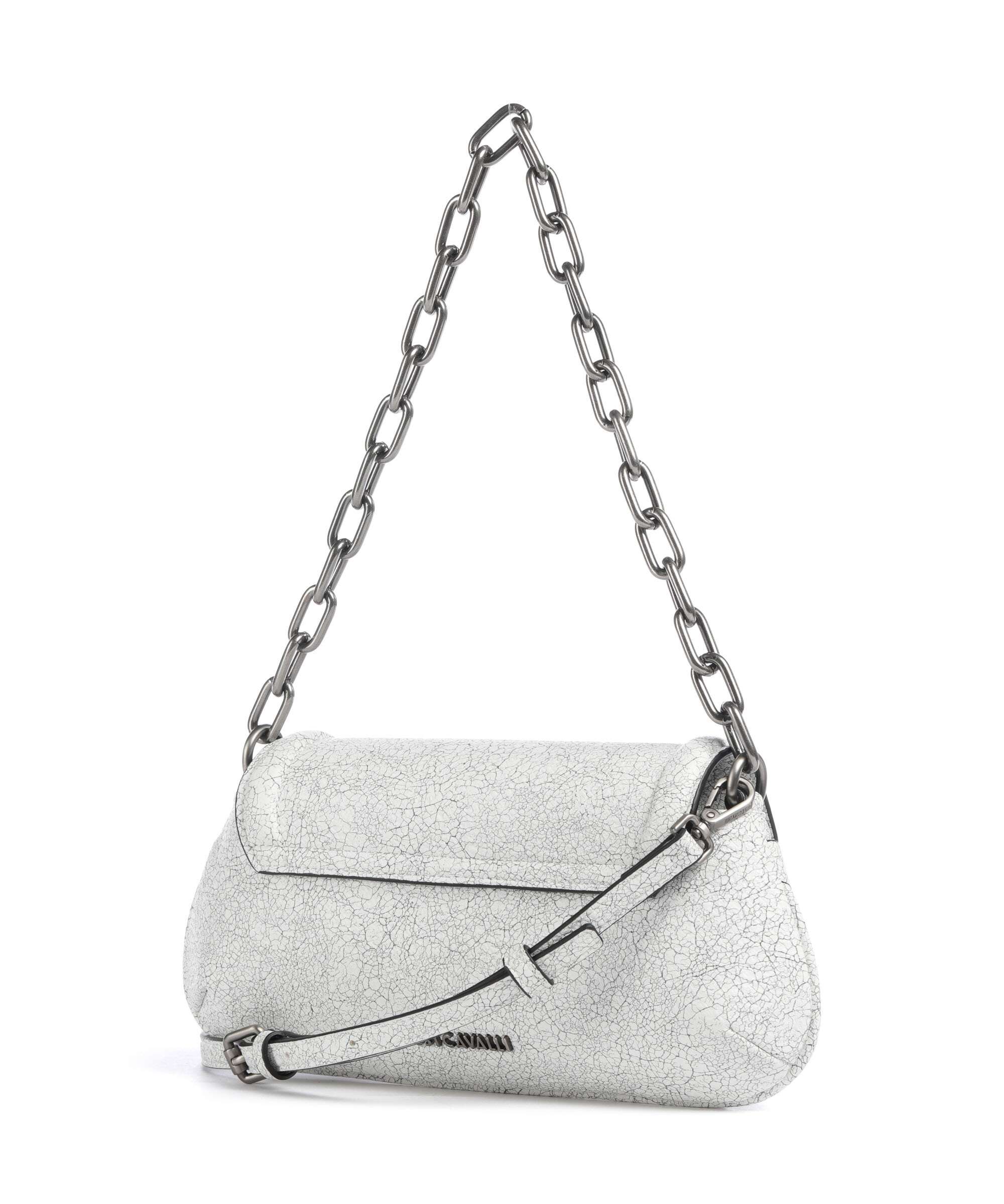 Just Cavalli Crossed Laces Shoulder bag white
