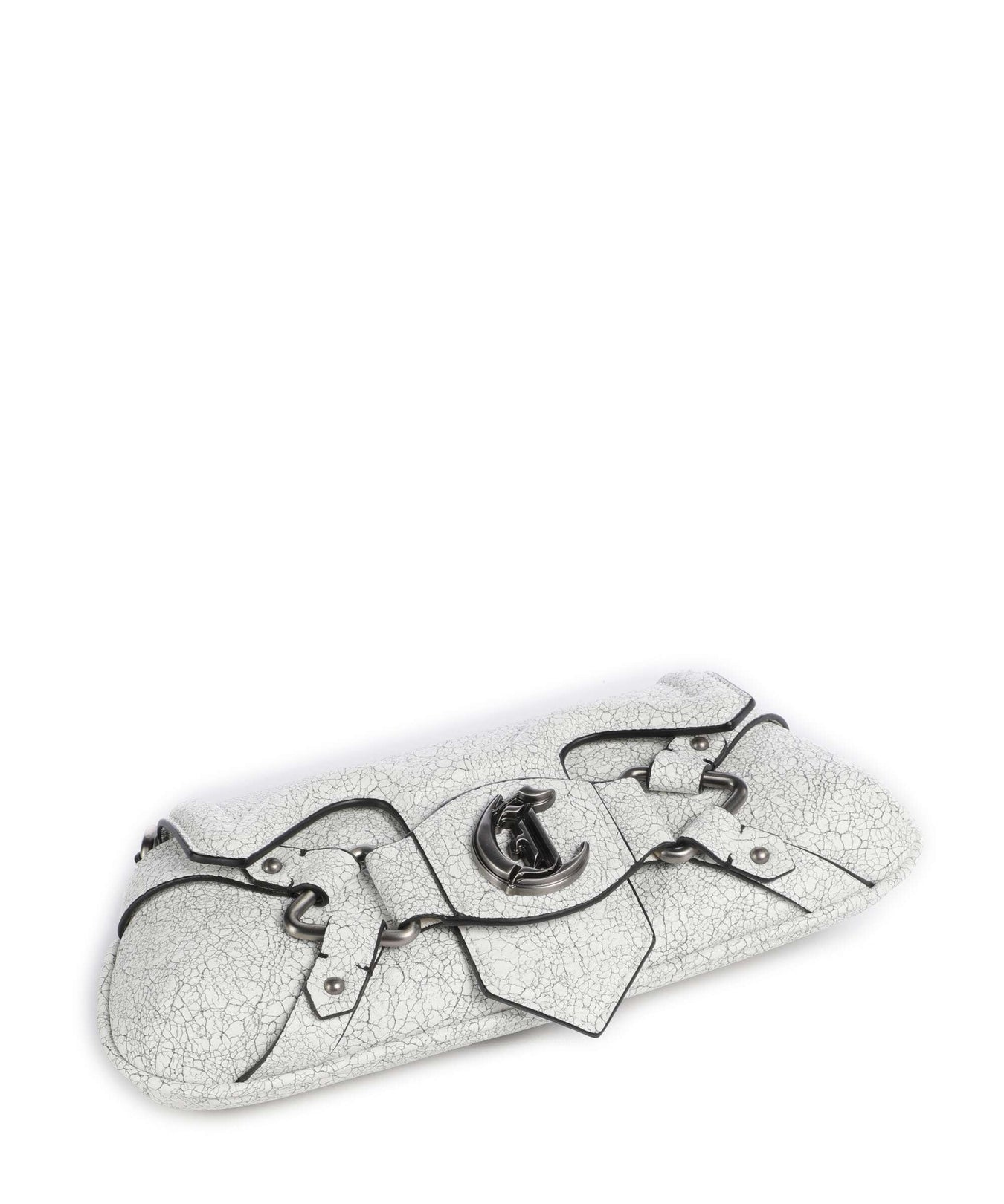 Just Cavalli Crossed Laces Shoulder bag white