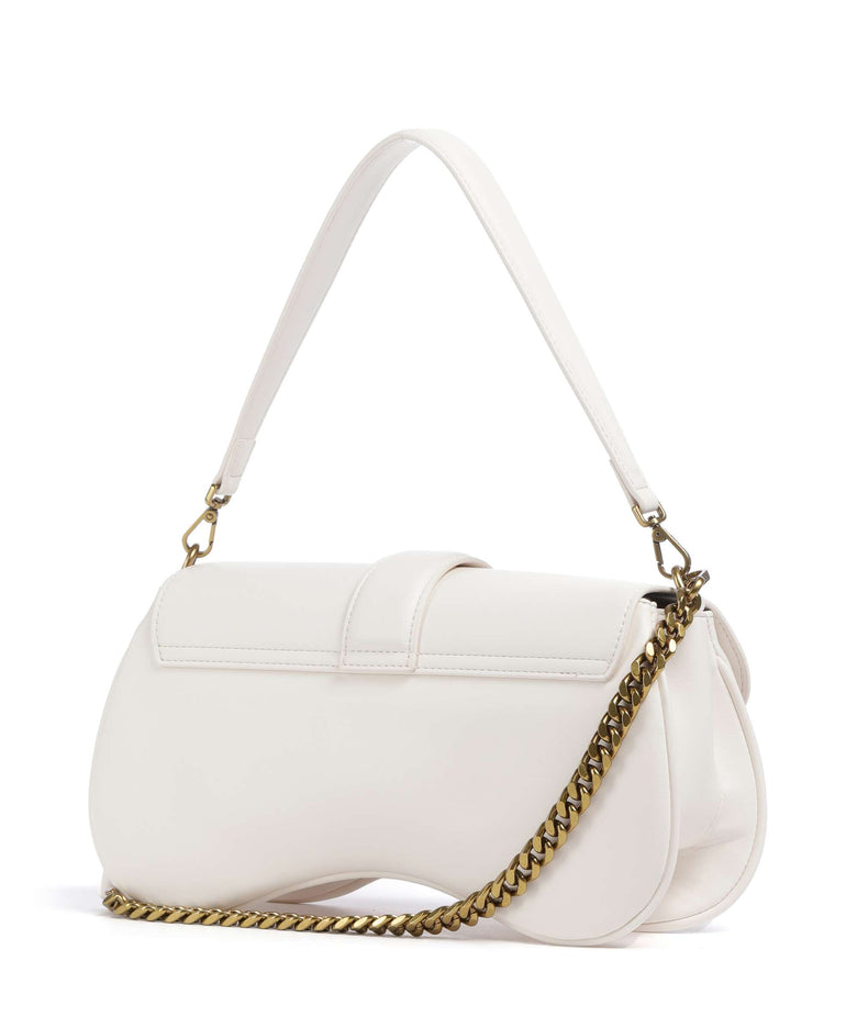 Just Cavalli Iconic Snakes Shoulder bag white