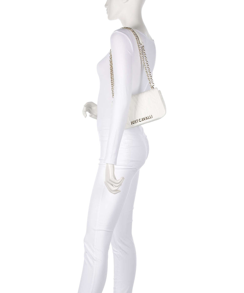 Just Cavalli Quilted Zebra Shoulder bag white