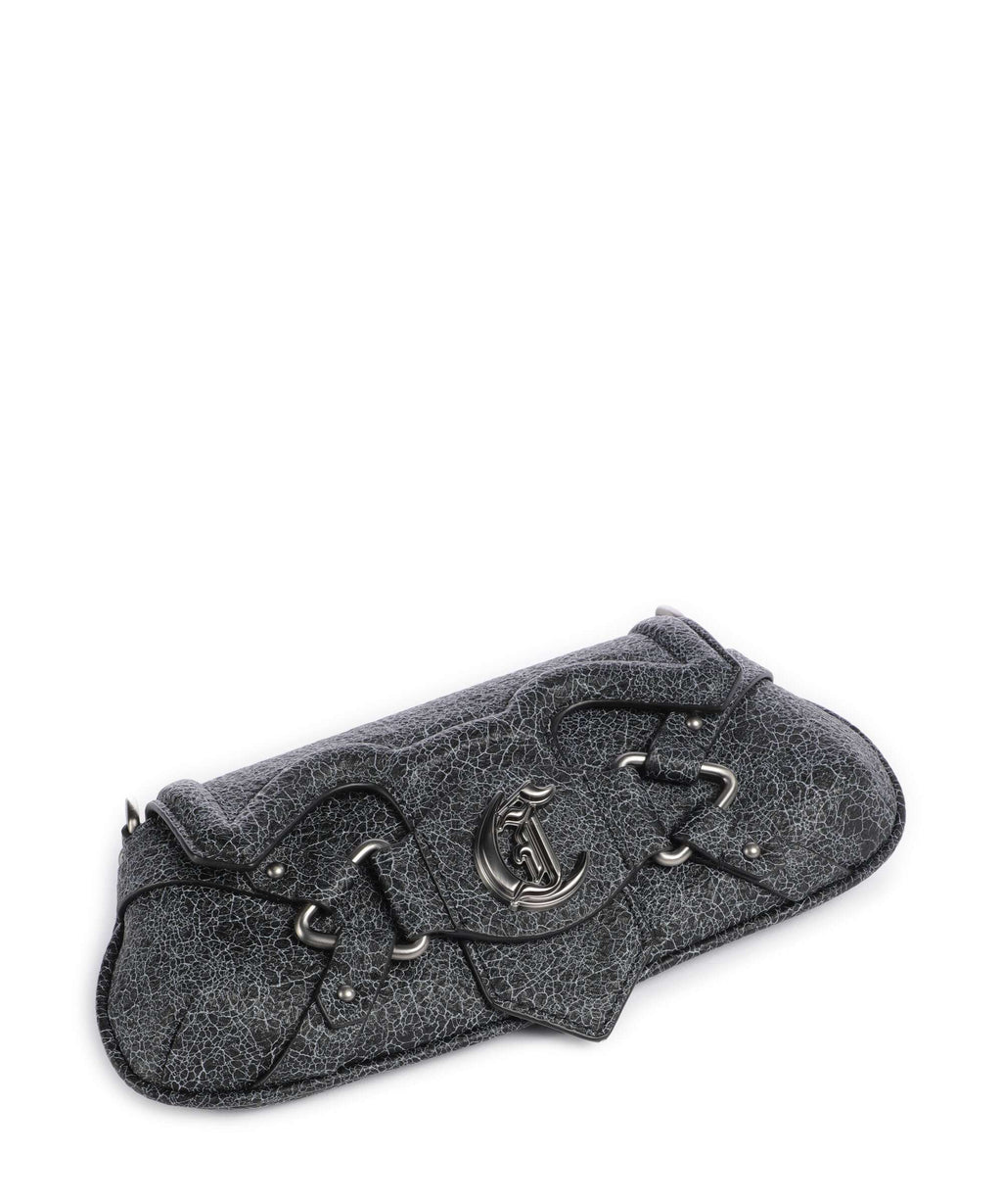 Just Cavalli Crossed Laces Shoulder bag black