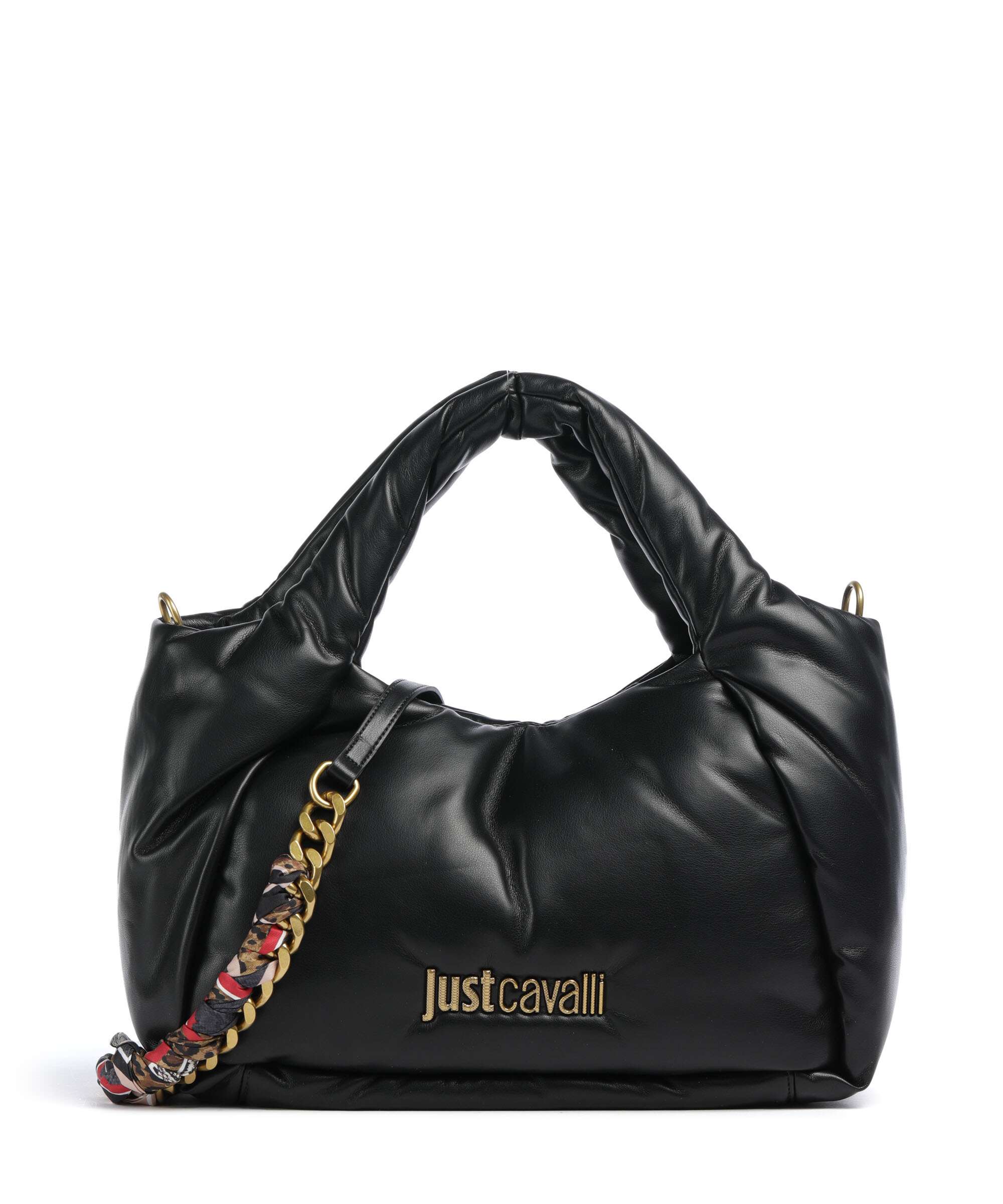 Just Cavalli Puffy Foulard Handbag black