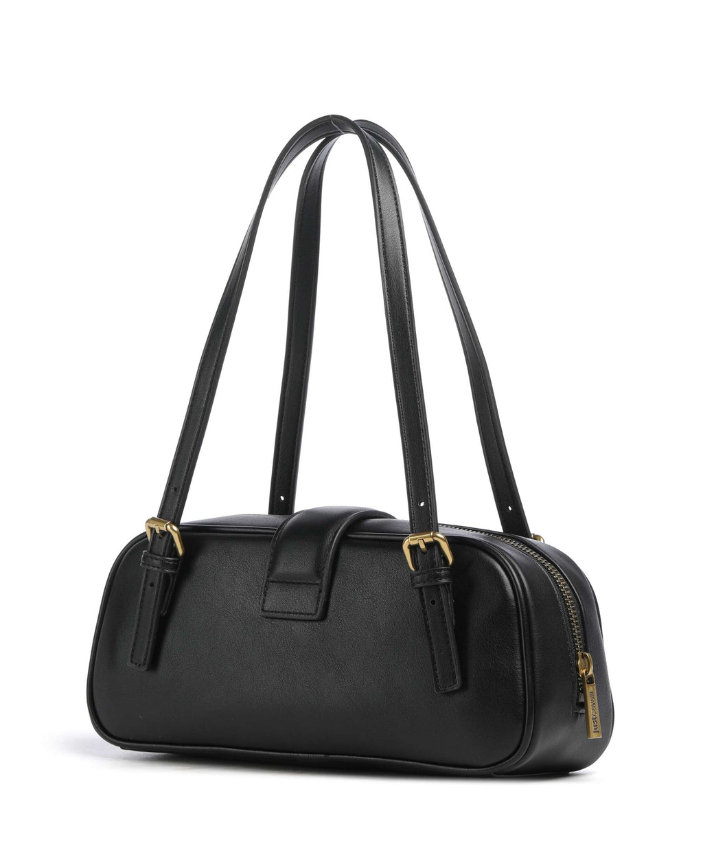 Just Cavalli Iconic Snakes Shoulder bag black