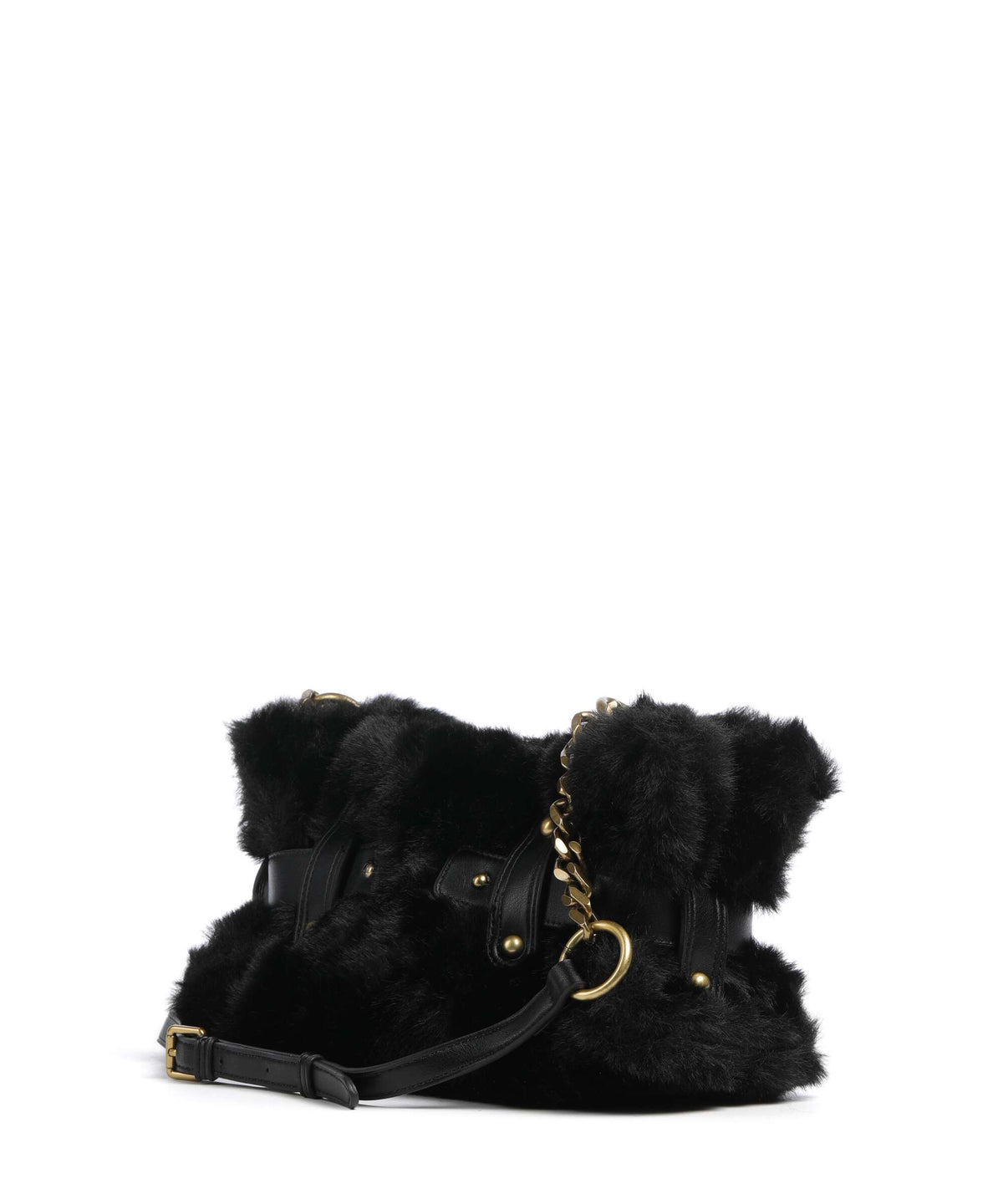 Just Cavalli Iconic Snakes Bow Crossbody bag black