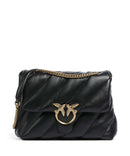 Pinko Love Puff Big Bolsa tiracolo nero/antique gold