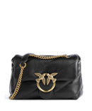 Pinko Love Puff Mini Bolsa tiracolo nero/antique gold
