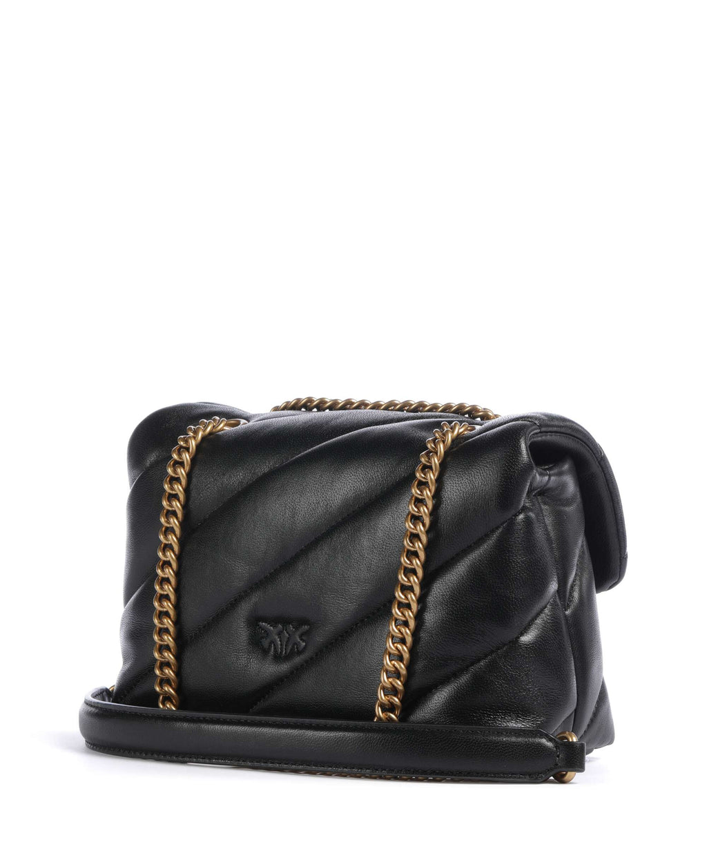 Pinko Love Puff Mini Shoulder bag nero/antique gold