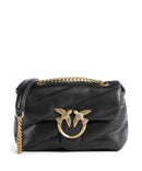 Pinko Love Puff Baby Bolsa tiracolo nero/antique gold