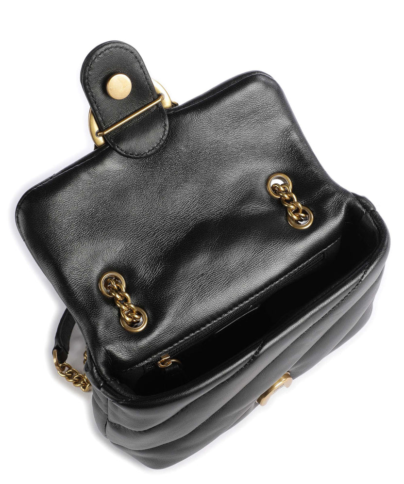 Pinko Love Puff Baby Shoulder bag nero/antique gold