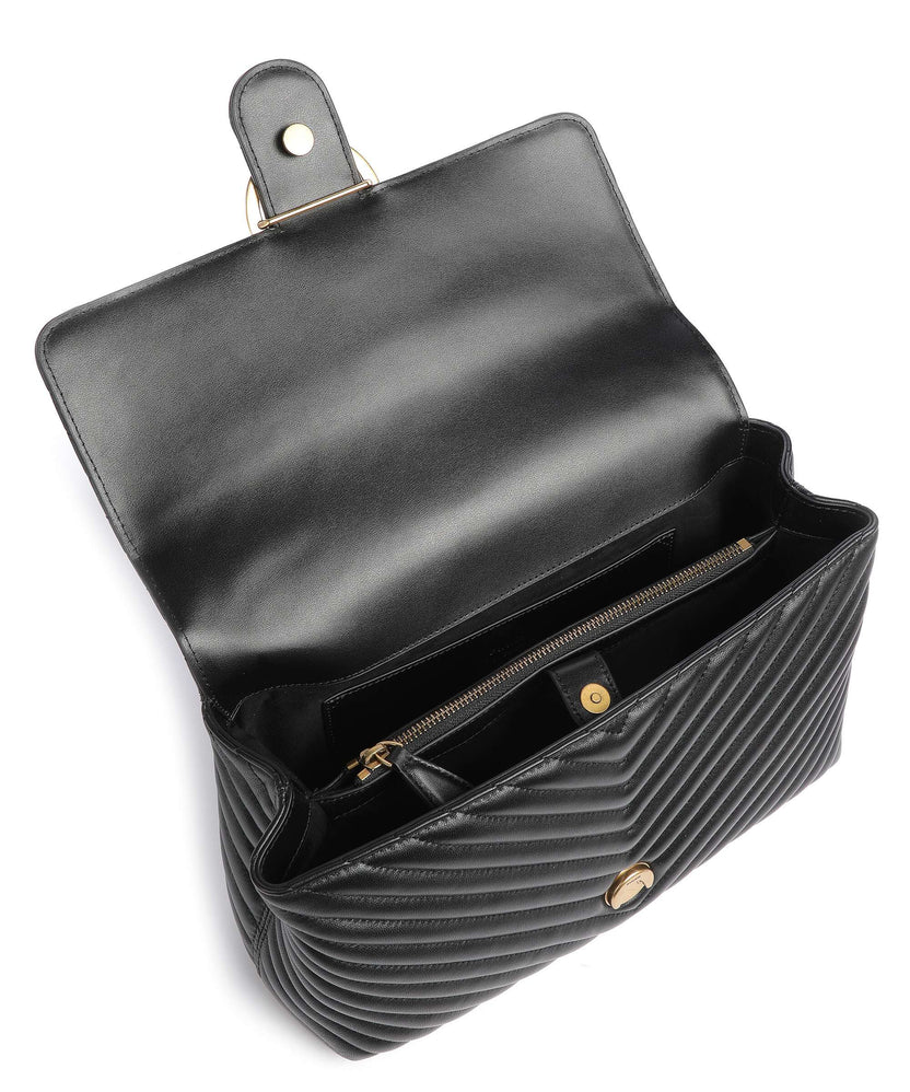 Pinko Love Lady Puff Big Handbag nero/antique gold