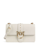 Pinko Love One Classic Bolsa tiracolo bianco seta/antique gold