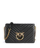 Pinko Love Click Classic Bolsa tiracolo nero/antique gold