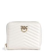 Pinko Taylor Wallet bianco seta/antique gold