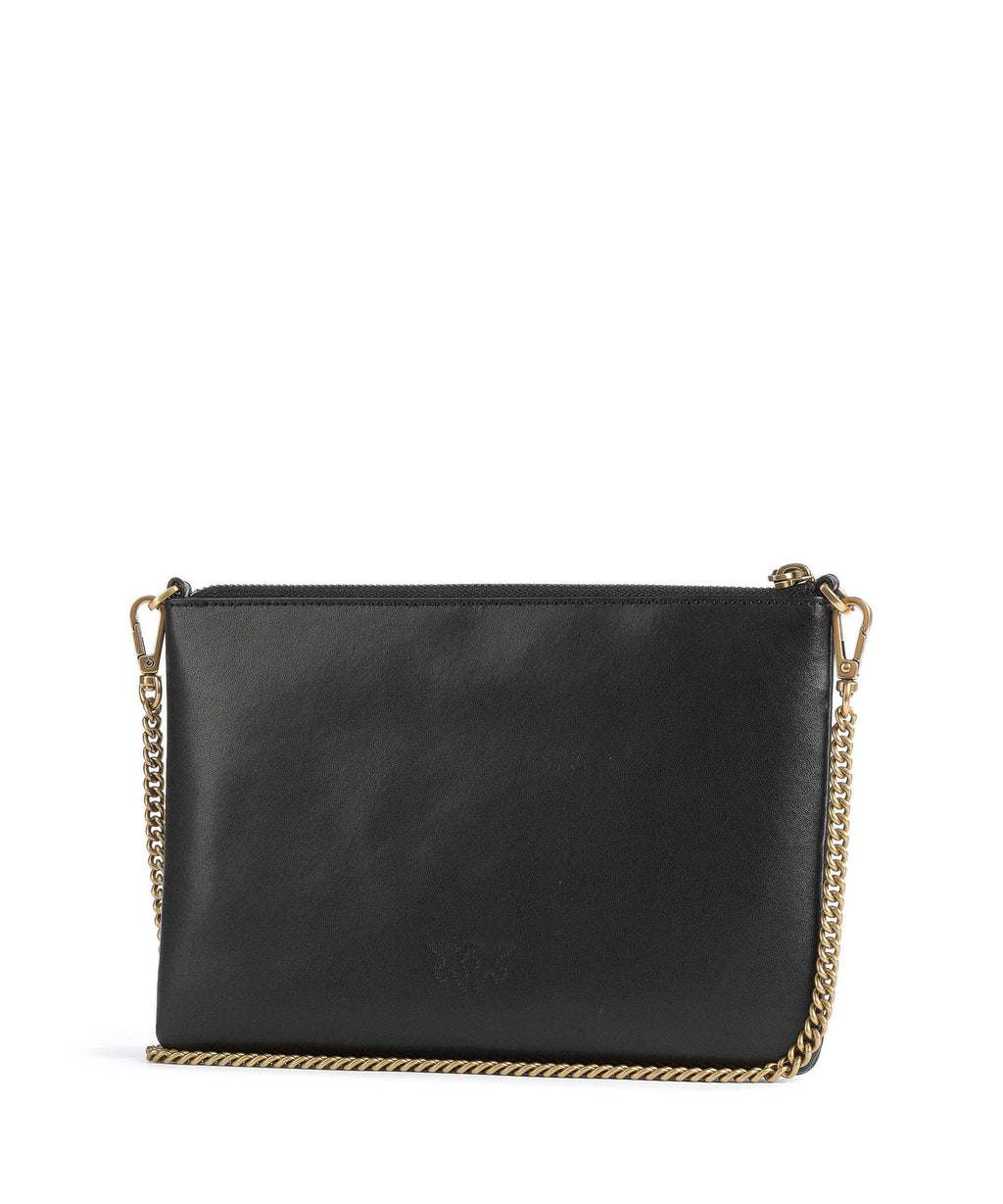 Pinko Flat Classic Crossbody bag nero/antique gold