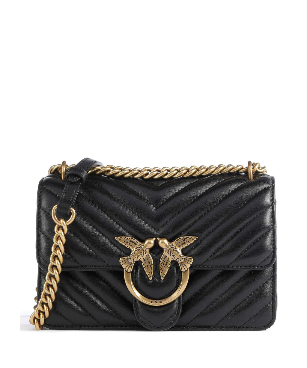Pinko Love One Mini Shoulder bag nero/antique gold