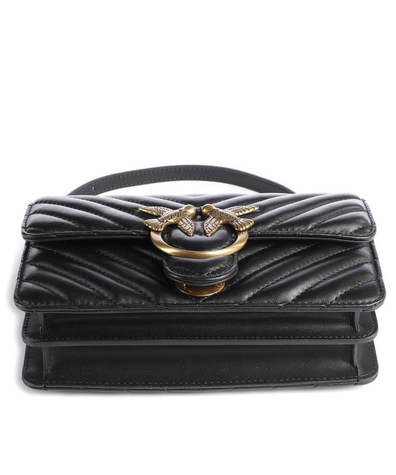 Pinko Love One Mini Shoulder bag nero/antique gold