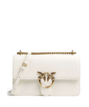 Pinko Love One Classic Bolsa tiracolo bianco seta/antique gold