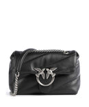 Pinko Love Puff Baby Bolsa tiracolo nero/old silver