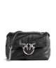 Pinko Love Puff Baby Bolsa tiracolo nero/old silver