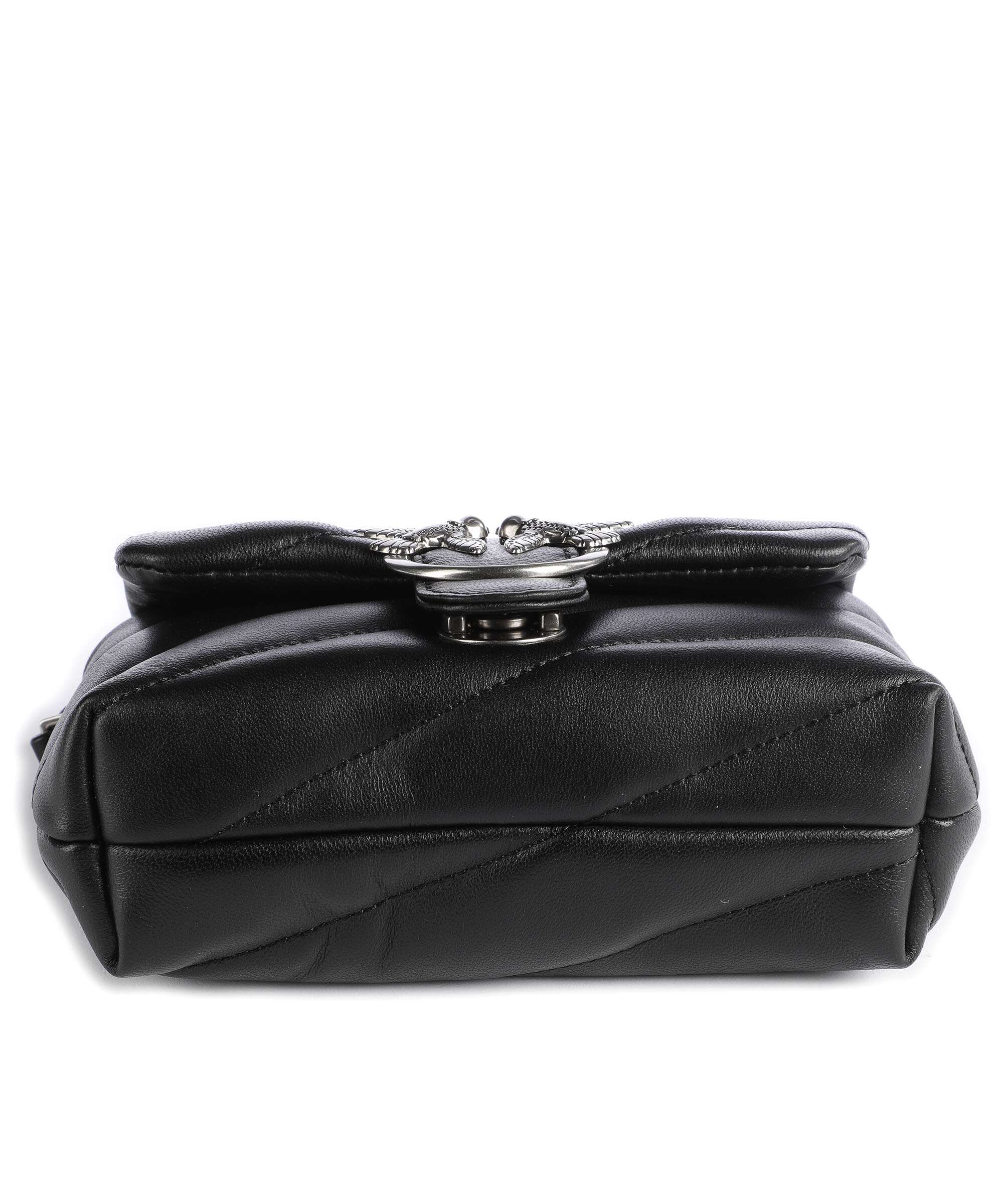 Pinko Love Puff Baby Shoulder bag nero/old silver